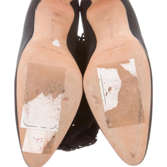 Manolo Blahnik Sexy Lace Over the Knees Boots - Picture 5 of 5